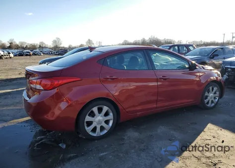 2012 Hyundai Elantra Gls из США, поврежденный, VIN KMHDH4AE5CU500031